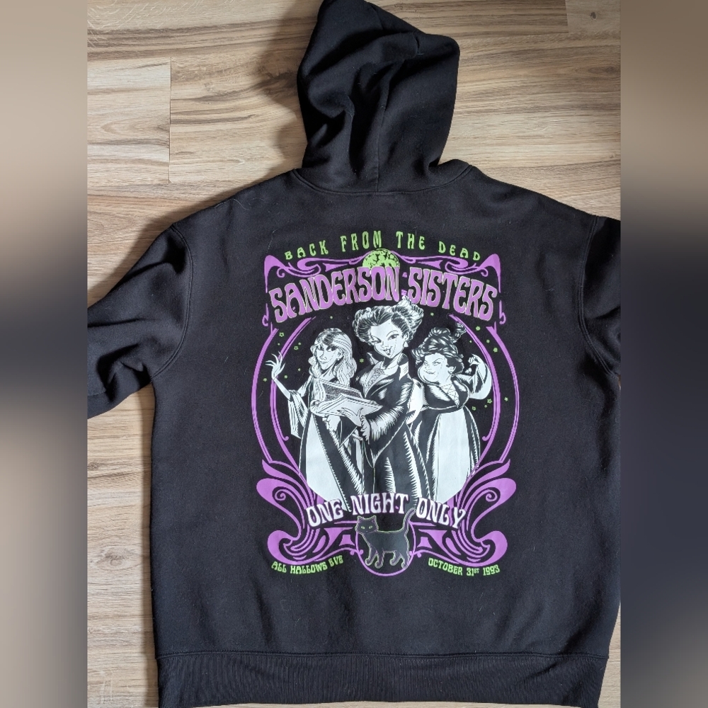 Disney Hocus Black Glow In The Dark Jacket